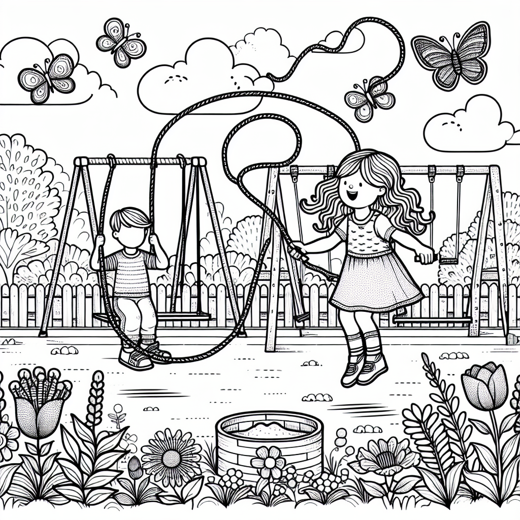 Скакалка во дворе