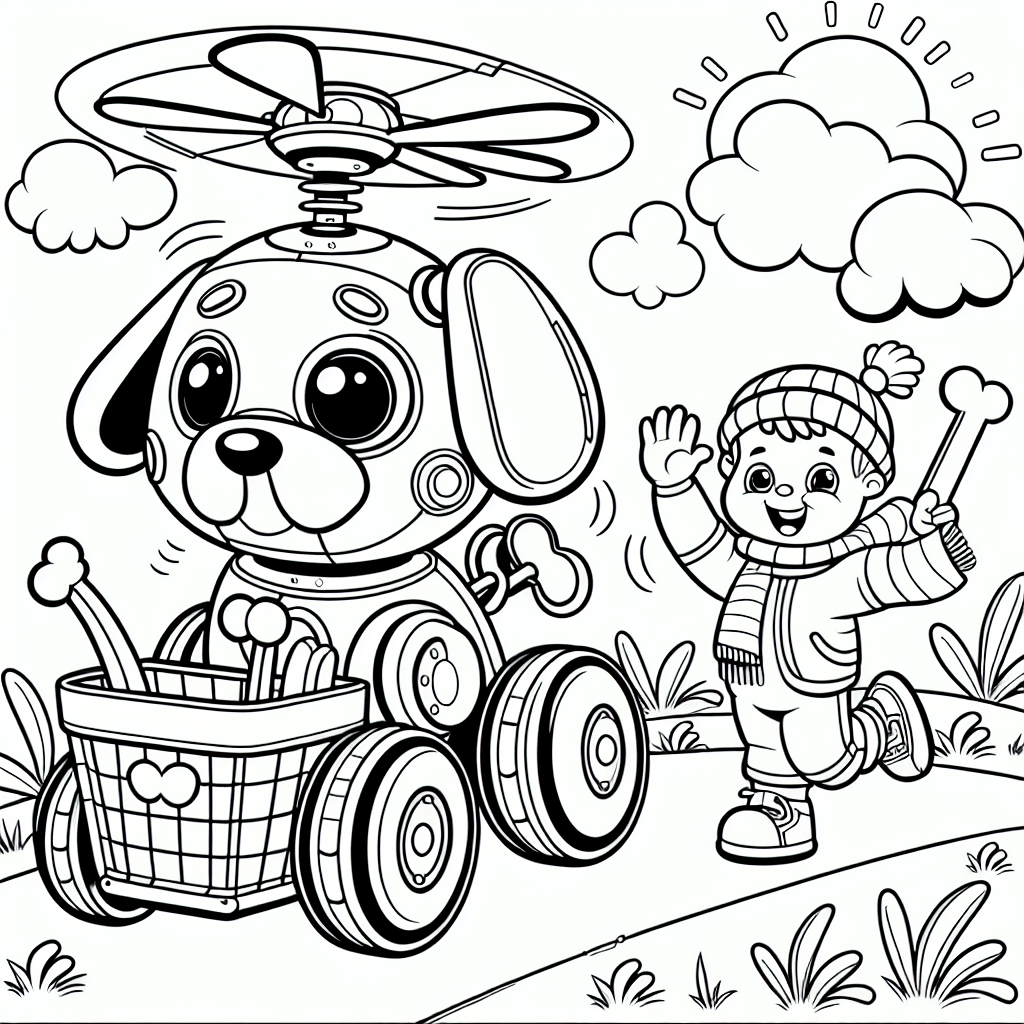 Дрон-пёс доставщик