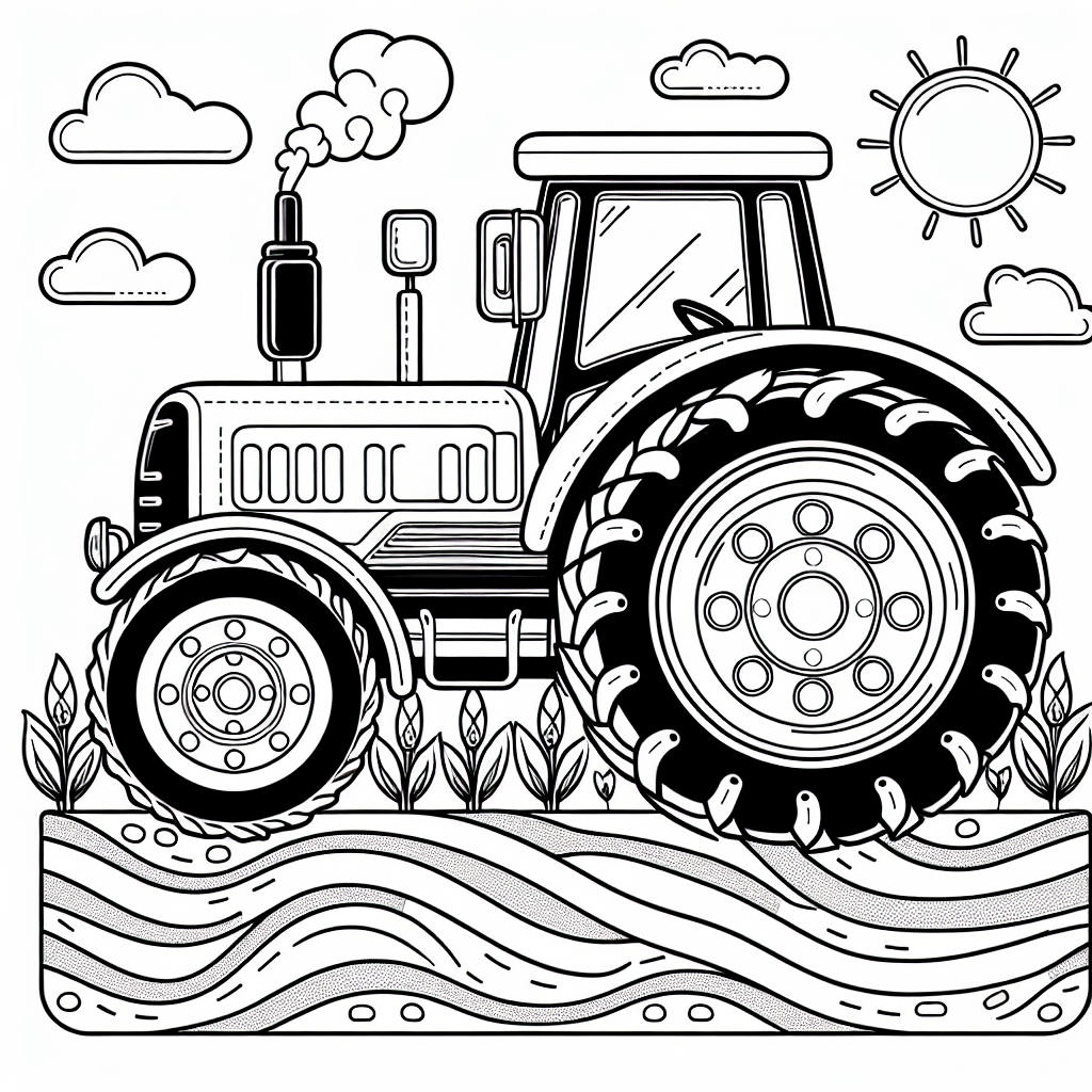 Весёлый трактор