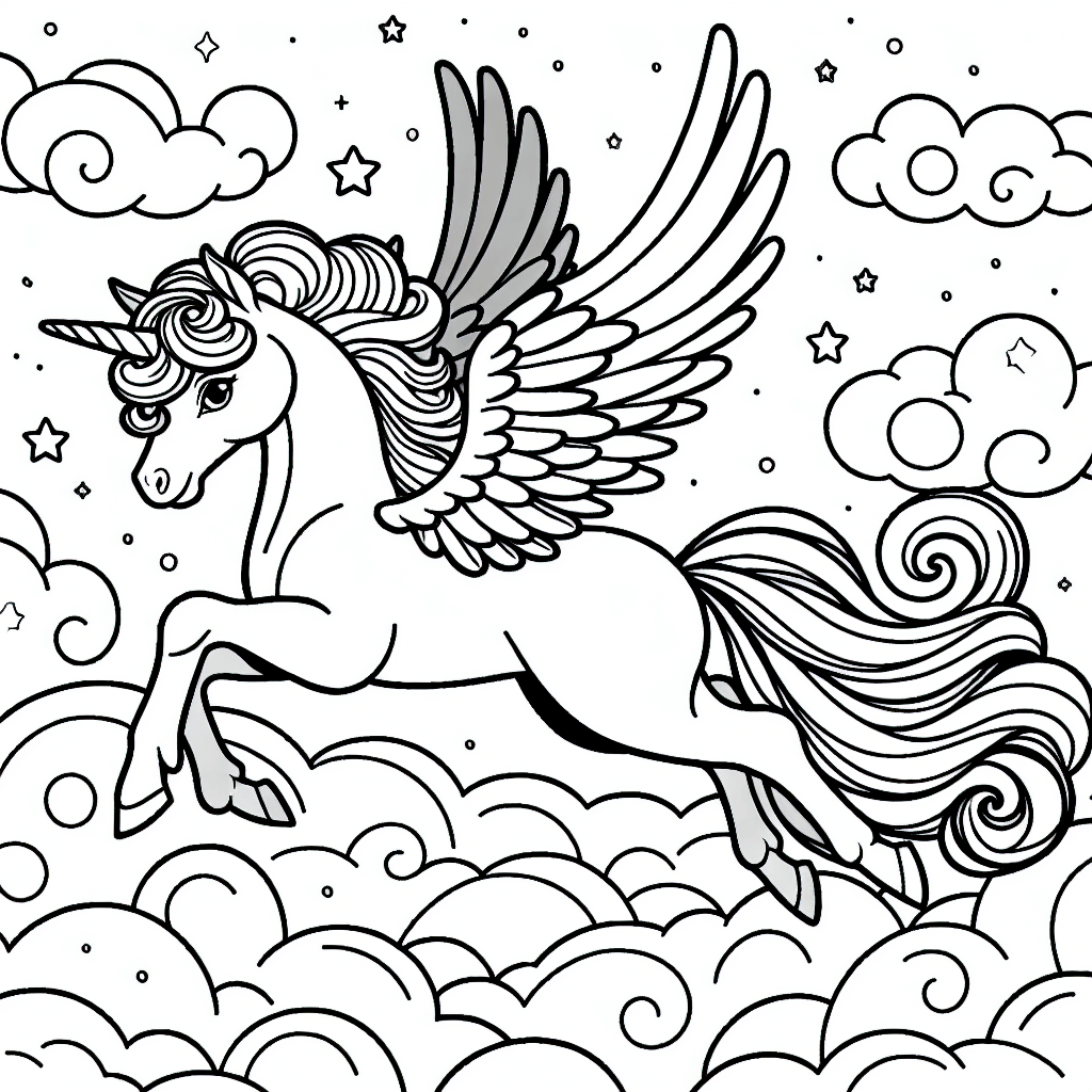 Пегас в облаках