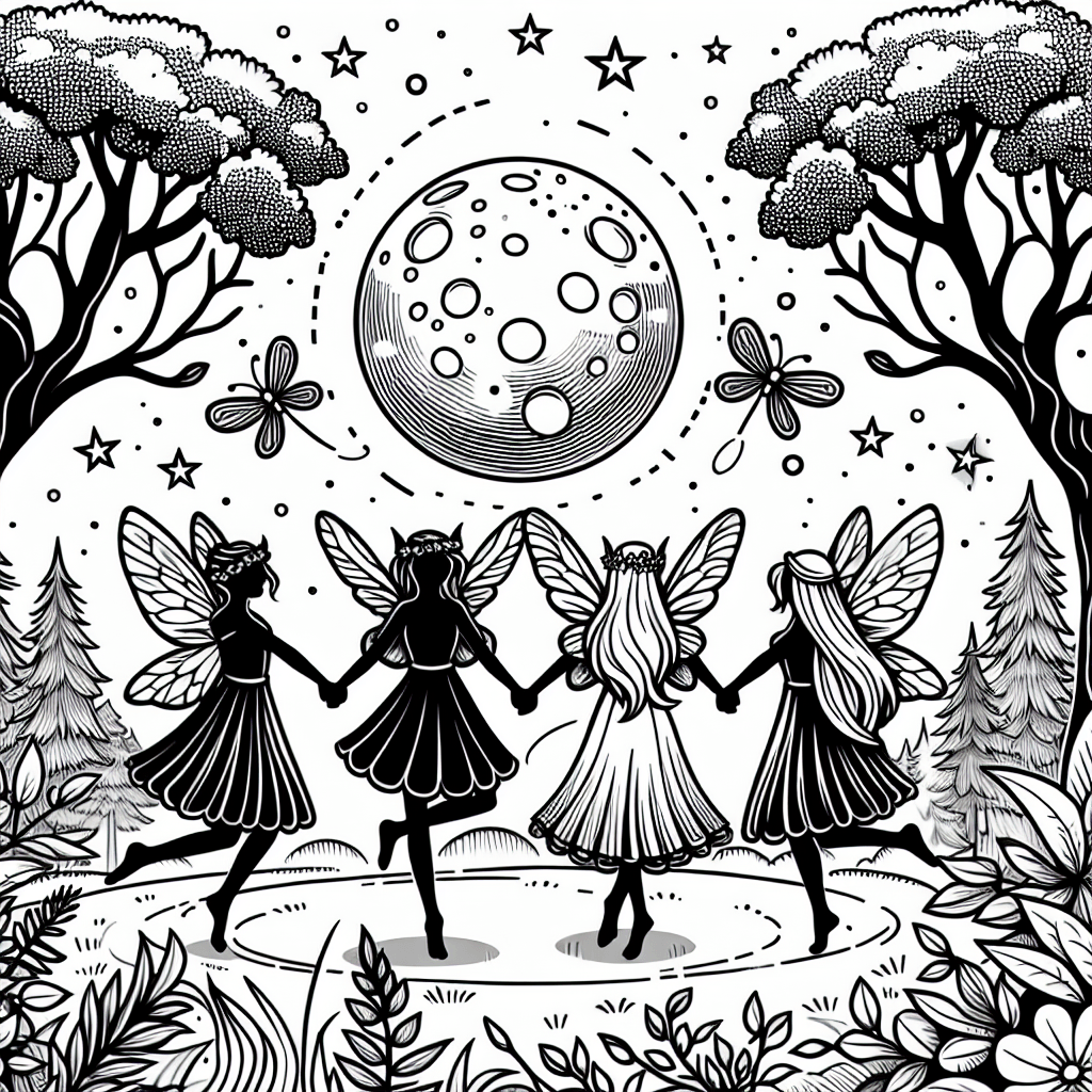 Танец фей при луне