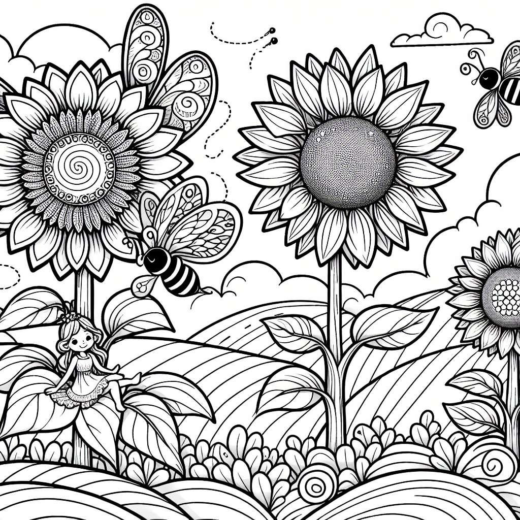 Сад подсолнухов