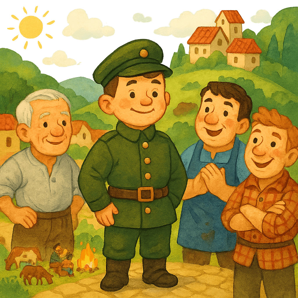 Храбрый мазино и ведьма
